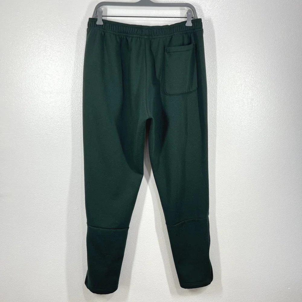 Adidas Fleece Tapered Pants Recycled Polyester‎ Joggers Sweatpants Green Large